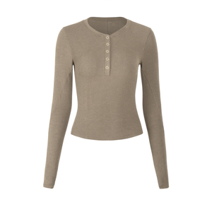 Pull décontracté à manches longues en laine <span class=keywords><strong>Henry</strong></span> 3D, tissu tricoté doux et respirant, coupe ajustée - Product Image 1