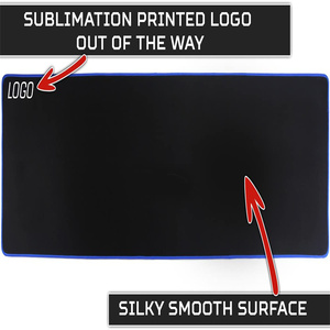 Lớn Đa Màu Khóa Cạnh Đen Gaming Mouse Pad Mở Rộng Biểu Tượng Tùy Chỉnh <span class=keywords><strong>Mousepad</strong></span> - Product Image 3