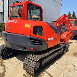 Excavadora usada Kubota KX185 Excavadora de orugas Miniexcavadora de segunda mano KUBOTA KX155 KX163 KX165 KX183 KX185 en stock para la venta - Product Image 2