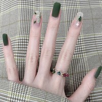 Nouveaux arrivages d'ongles de haute qualité Fournisseurs d'ongles artificiels français moyens tourbillonnants