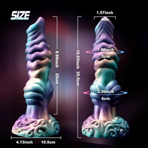 Vibratore Anale <span class=keywords><strong>a</strong></span> Forma di Mostro Alieno con 10 Modalità, Simulazione del Punto G, Dildo Telescopico Vibrante - Product Image 5