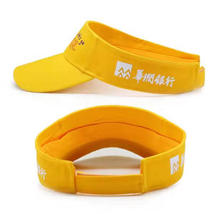 Cappello <span class=keywords><strong>da</strong></span> Sole per Donna con Logo Personalizzato Stampato, Visiera Vuota per Sport, Golf, Tennis, Corsa - Vendita all'Ingrosso dalla Fabbrica - Product Image 3