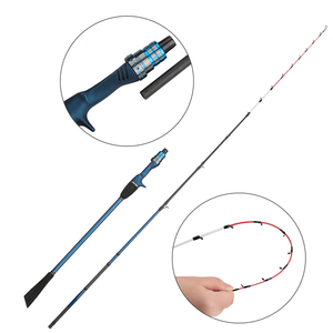 Hàn Quốc carbon cao vải Egi mực thu hút Cần Câu Cá que đúc mực với đầu que hợp kim Titan - Product Image 4