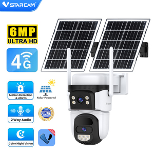 Cámara PTZ Exterior AG621DR 6MP 4G, Batería de 10040mAh, Paneles Solares de 7W, Seguridad con Energía Solar, Grabación Continua 24H, Nube - Product Image 1