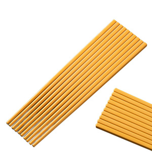 10 pairs of <b>orange</b> PET alloy chopsticks, high-end antibacterial and mildew-proof for home use, dropshipping available, - Product Image 5