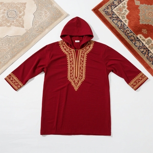 Tùy Chỉnh Thobe Người Đàn Ông Của Hồi Giáo Với Hoodie Hồi Giáo Áo Dài Tay Áo Áo Nỉ Cho Cầu Nguyện Và khiêm tốn Thời Trang - Product Image 2