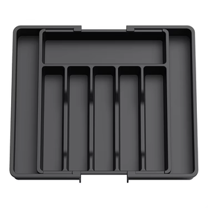 <span class=keywords><strong>Organisateur</strong></span> <span class=keywords><strong>de</strong></span> tiroir <span class=keywords><strong>de</strong></span> cuisine en plastique extensible à 8 compartiments, double niveau, pour ustensiles et couverts, idéal pour le <span class=keywords><strong>bureau</strong></span> - Product Image 1