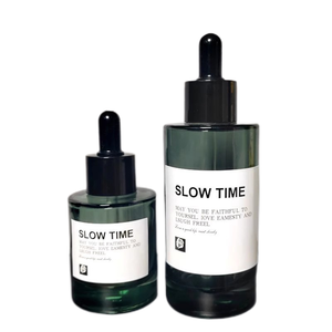 Bouteilles compte-gouttes en verre vert foncé de haute qualité 30ml 50ml Tubes d'emballage d'huile de massage d'huile essentielle de sérum de soin de la peau - Product Image 1