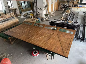 Portes <span class=keywords><strong>de</strong></span> <span class=keywords><strong>garage</strong></span> sectionnelles électriques personnalisées à isolation thermique et grain <span class=keywords><strong>de</strong></span> bois pour villa - Product Image 6