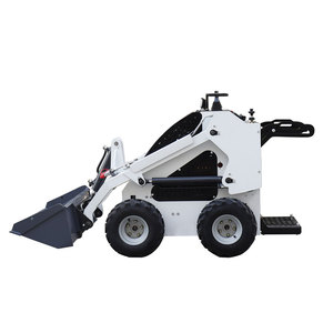 Giá rẻ nhỏ nhỏ Skid chỉ đạo Bộ nạp miễn phí vận chuyển nhỏ bánh xe <span class=keywords><strong>loader</strong></span> Skid chỉ đạo Bộ nạp đứng trên Skid chỉ đạo với xô - Product Image 4