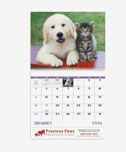 Calendari Personalizzati a Spirale 2027 con Cuccioli e Gattini, Logo Personalizzato, Regalo Promozionale, Qualità Premium all'Ingrosso - Product Image 1
