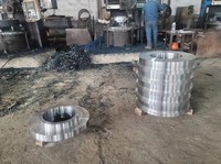 Anneaux d'engrenage forgés sur mesure OEM, supports d'anneaux de rotation pour engins de construction, disponibles en 42CrMo4, 50Mn