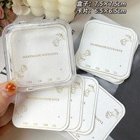 Carte de présentation en carton pour nail art, avec logo personnalisé, coins arrondis, papier artistique, effet gaufrage à chaud rose