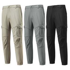 Pantaloni Tattici Estivi da Uomo Leggeri e Traspiranti, Impermeabili, ad Asciugatura Rapida, Stile Cargo, per Pesca e Attività all'Aperto, Disponibili <span class=keywords><strong>in</strong></span> Taglie Grandi - Product Image 1