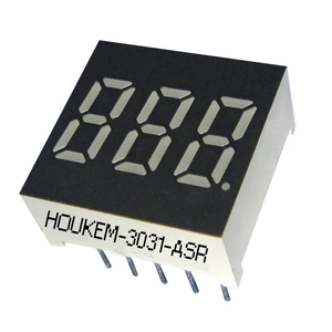 सफेद रंग 0.3 इंच 3 अंकों के सात खंड का नेतृत्व सामान्य कैथोड - Product Image 2