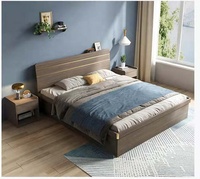 Strong Oak King Timber Queen Pine Set Full Size Platform Wood Bed Frame With Storage Double