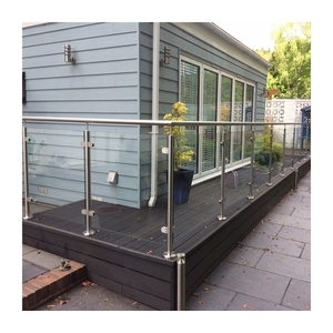 Ringhiera in Vetro e Acciaio <span class=keywords><strong>Inox</strong></span> per Balcone e Terrazza da Esterno - Product Image 5