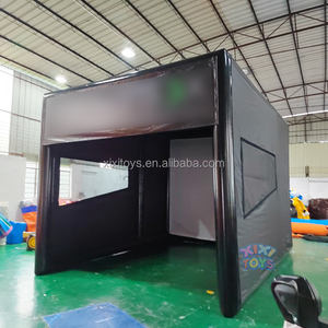 Jaula de golf inflable portátil para golpear el campo de golf, tienda de entrenamiento simulada de práctica de golf inflable con pantalla de impacto de alta calidad - Product Image 6