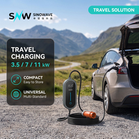 Chargeur EV portable certifié 11 kW Type 2 32A Triphasé Charge rapide portable