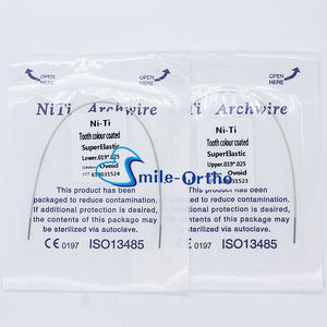 Haute qualité dentaire TMA Cooper Archwire fils orthodontiques Niti thermique Super élastique arc fil bretelles pour les dents - Product Image 6
