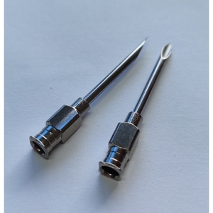 Aguja <span class=keywords><strong>Veterinaria</strong></span> Reutilizable de Acero Inoxidable 2.1 de Alta Calidad con Cierre Luer, Vida Útil de 3 Años para Inyectar Microchips en Múltiples Especies - Product Image 3