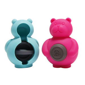 Toptan özelleştirilebilir çevre dostu sığır lezzet silikon köpek oyuncak oynak yavrular için sürdürülebilir Molar bisküvi - Product Image 5