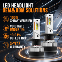 Phares LED Gview Canbus 130W Pour Voiture Super Brillants H4 H7 H11, Kit de Conversion Phares LED Personnalisés H7