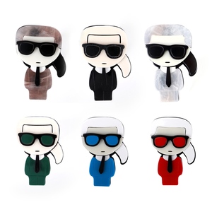 <span class=keywords><strong>Broche</strong></span> personnalisée Hot Star Jewelry pour homme, <span class=keywords><strong>broche</strong></span> de corsage en acrylique soignée, idéale pour lunettes de soleil, cravate, <span class=keywords><strong>cheveux</strong></span> longs, costume, pour fêtes et mariages - Product Image 1