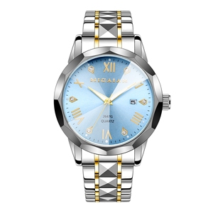 WJ-11403 Orologio Sportivo di Lusso con Quadrante Diamantato, Cassa in Lega 40MM, Luminoso con Giorno/Data, Alta Qualità al Quarzo per Uomo - Product Image 3