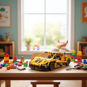 Technique Racing Car Construction 472 Pcs <b>Building</b> <b>Blocks</b> Set 2 In 1 Model Toy For Kids - Product Image 3