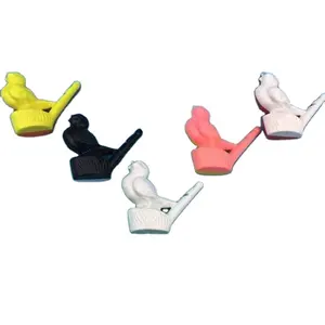 Sifflet d'oiseau en plastique promotionnel J121, sifflet d'oiseau Offre Spéciale coloré en stock