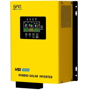 Inverter solar hibrida, 1kW 2,2 KW 3KW 5kW off grid output gelombang sinus murni dengan pengisi daya surya mppt dan pengisian daya ac