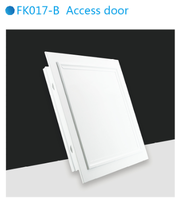 Porte d'accès carrée à charnières en aluminium pour système CVC, installation facile pour conduit de ventilation