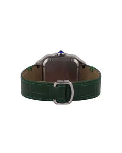 Montre-bracelet unisexe classique de luxe à quartz en acier inoxydable, style hip-hop, personnalisable, boîtier blanc, mouvement ETA, verre 20 mm, résistance à l'eau 10 bars - Product Image 2