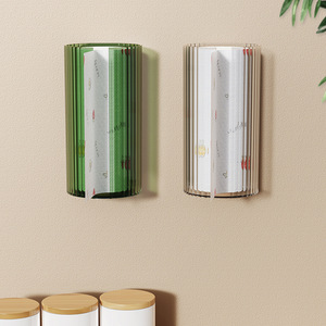 Wall Mounted Toilet <b>Paper</b> Holder Circular Transparent <b>Color</b> For Bathroom Kitchen Use - Product Image 1