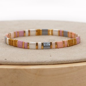 Go2boho Miyuki Bracelet pour dames extensible bohème <span class=keywords><strong>Tila</strong></span> perles bijoux - Product Image 4