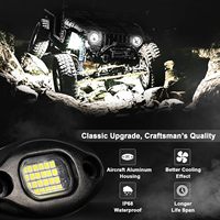 Luces LED para Camiones y Vehículos Todoterreno, Impermeables IP68, Aluminio Aeronáutico, Luz Blanca Pura de 6000K, Ajuste Universal para RV, UTV