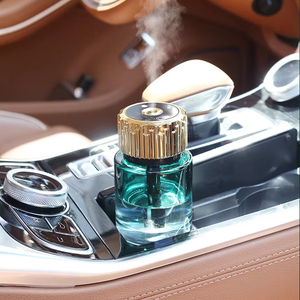 Vidrio coche Perfume Starlight proyección luz decorativa aromaterapia Aroma difusor inteligente coche humidificador difusor para coches YS - Product Image 3