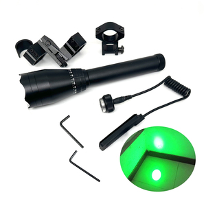 Lampe torche zoomable haute puissance Xinland, fonction anti-oiseaux, répulsif à oiseaux portable, lumière laser verte, effrayant les oiseaux, 515-540 nm - Product Image 1