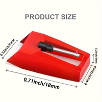 Platine vinyle universelle stylet Ruby chantant aiguille de remplacement tourne-disque aiguilles vinyle LP phonographe tourne-disque accessoires
