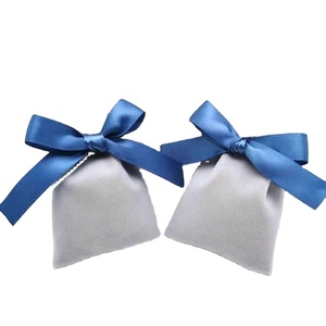 Luxury Ribbon Bundle Pocket Gift <b>Bags</b> Velvet Small <b>Draw</b> <b>String</b> Pouch Drawstring <b>Bag</b> - Product Image 1