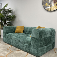 Ensemble de canapés modernes en tissu compressé, style nuage de guimauve, en forme de L, modulaire, pliable, réglable, en éponge, emballage sous vide, pour appartement