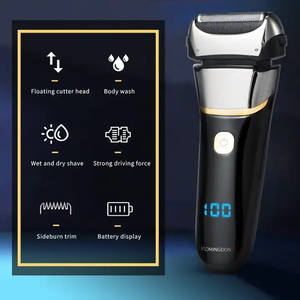 เครื่องโกนหนวดไฟฟ้าแบบใบมีดสามใบ รุ่น Razor IPX6 แบบชาร์จ USB สำหรับโกนหนวดเคราและขนบนใบหน้า - Product Image 3