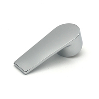 Poignée de robinet à levier unique en alliage de zinc chromé, pièce de rechange pour cartouche de 35 mm, mitigeur de lavabo, évier de cuisine
