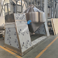 Mélangeur à double cône, mélangeur à tambour en forme de W pour la résine de chlorure de polyvinyle