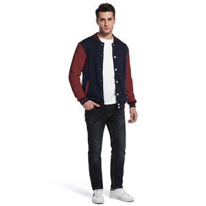 Stanford University Varsity <b>Jacket</b> <b>Long</b> Sleeves with Ribbed Cuffs letterman college CollegeBaseballjacket for <b>men</b> - Product Image 1