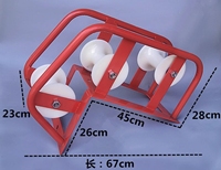 Câble aérien guide fil ouverture câble électronique tirant rouleaux souterrain coin câble rouleau