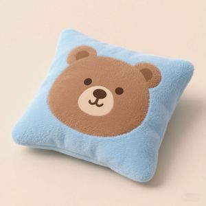 Almohada de Peluche de Oso de Venta Caliente al por Mayor, Almohada Cuadrada de Peluche de Oso con Diseño Personalizado, Venta Directa de Fábrica, Almohada de Peluche de Oso Redonda - Product Image 1