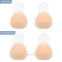 Cubiertas de Pezón Reutilizables para Mujer de Talla Grande, para Senos Grandes, con Hebilla Delantera, Reutilizables, Impermeables, de Silicona