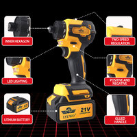 Vente directe d'usine : Tournevis électrique sans balais au lithium, perceuse électrique, tournevis rechargeable, outil électrique, perceuse électrique